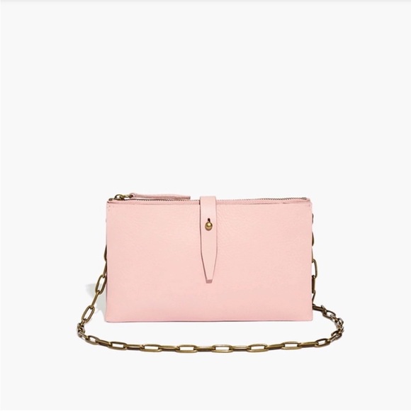 Madewell pink bag with chain - Picture 1 of 5
